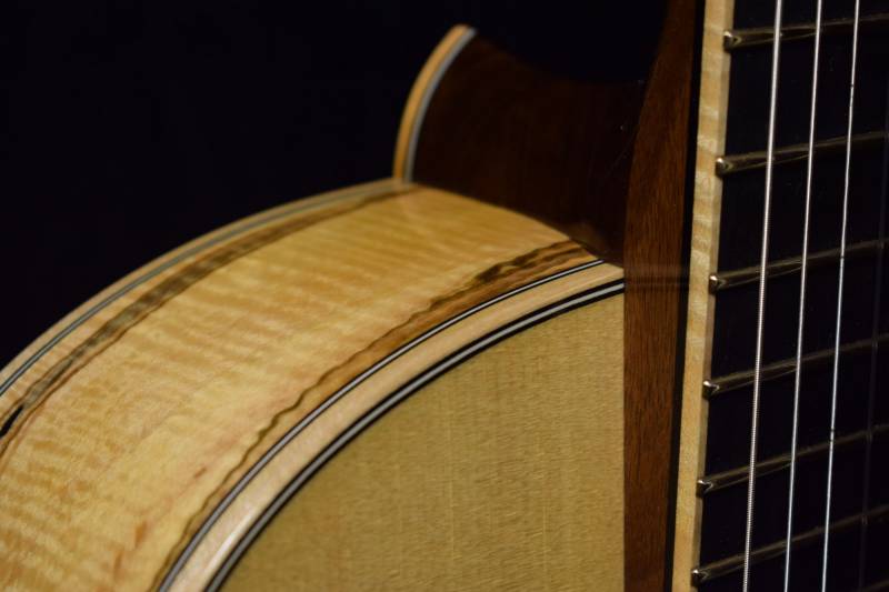 Ambrosia Maple Back and Sides with a black walnut neck