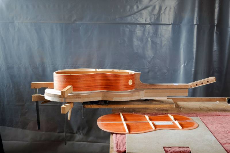 Before Gluing the Back