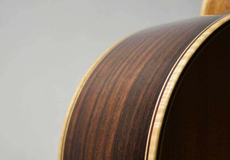 Purple heart and maple accents