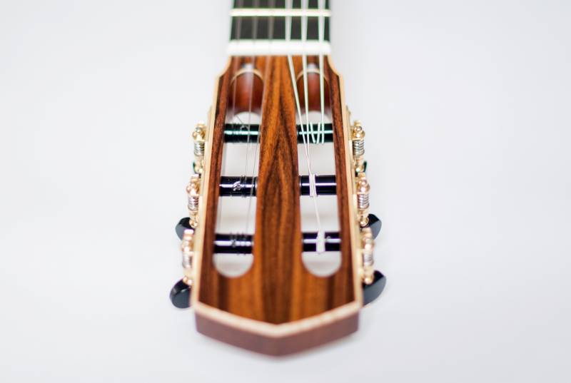 Maple Binding on Headstock