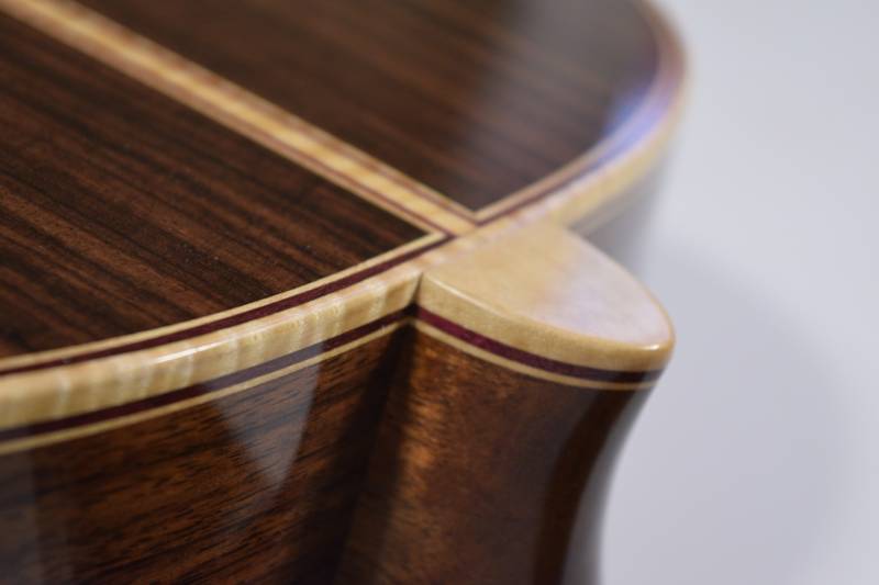 Purfling Joint at Heel