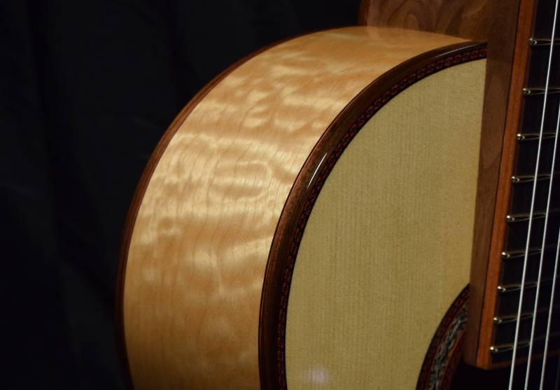 Back and Sides Big Leaf Quilted Maple
