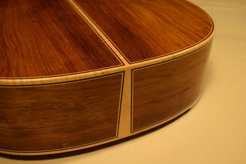 Purfling Joints at Tail Wedge