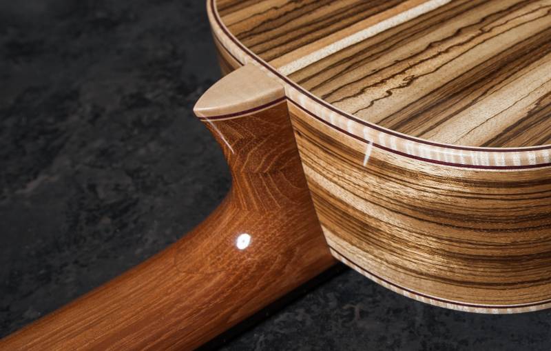 Tiger Maple & Purple Heart Accents 