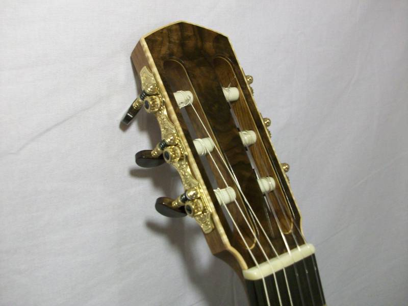 Headstock with Maple Binding