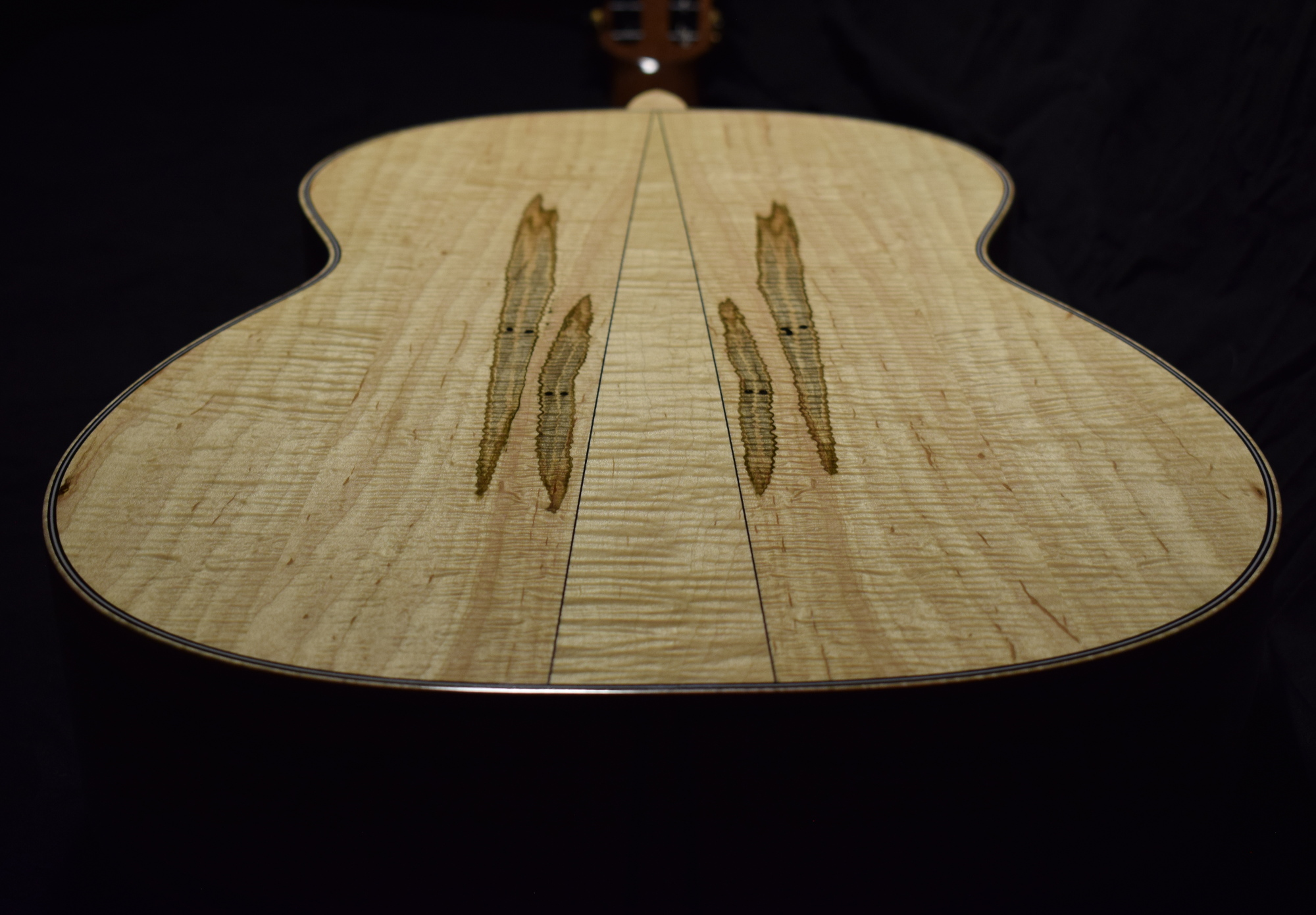 Tonewood Ambrosia Maple accomuna procurarsi Topset figured Tonholz 55/36/0,7cm Guitar 