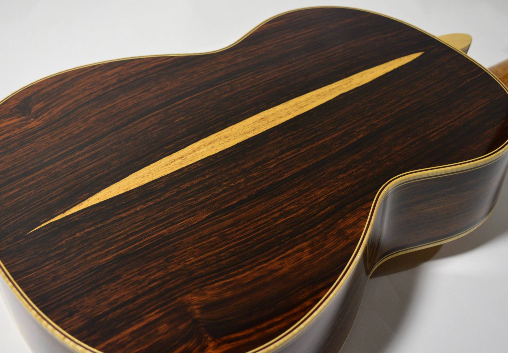 Some beautiful cocobola rosewood remained after Jose Oribe's retirement 