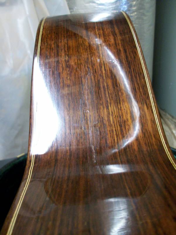 Kenny Hill Guitar For Sale - Side Crack Repair